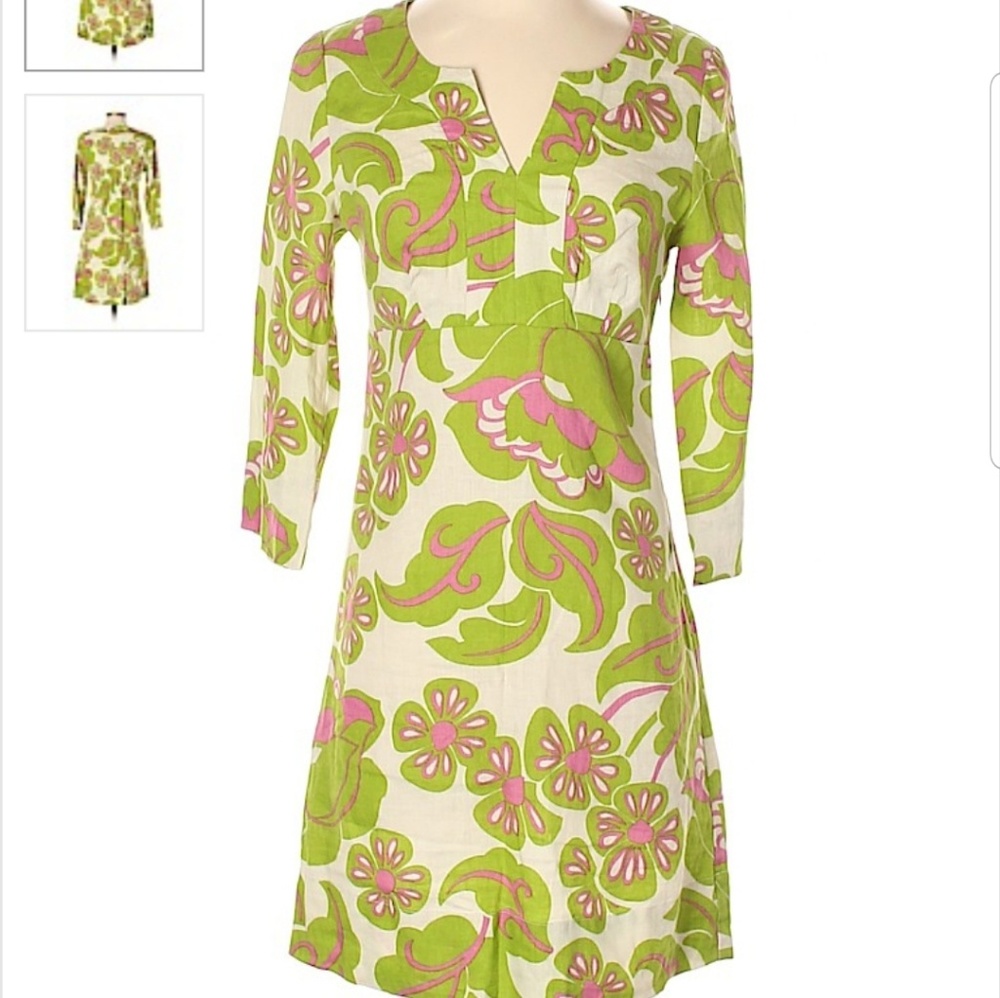 Boden Linen short dress size 4